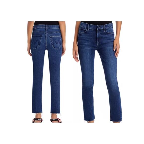 MOTHER Denim - MOTHER $248 The Dazzler Mid Rise Ankle Straight Jeans Size 27